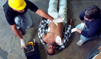 AED defibrillator training course